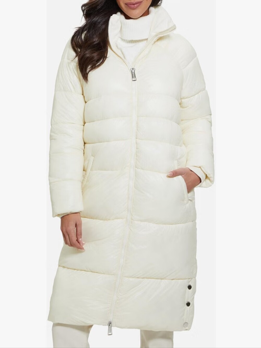 GUESS Cortina Hoodie Long Puffer Jacket